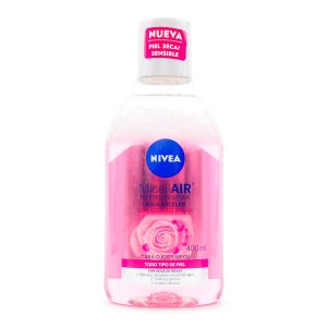 AGUA MICELAR NIVEA FACIAL ROSAS 400ML DESMAQUILLADORES