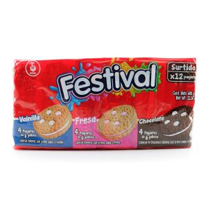 GALLETAS FESTIVAL SURTIDAS 12 UDS