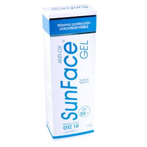 SUNFACE GEL SPF50 TUBO COLAPSIBLE 70 GR