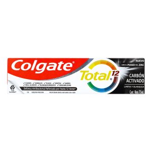 CRE.COLGATE TOTAL 12 CARB.ACTIVADO 75 ML