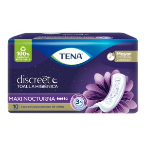 TOA.TENA DISCREET MAXI NIGHT 10 UNDS