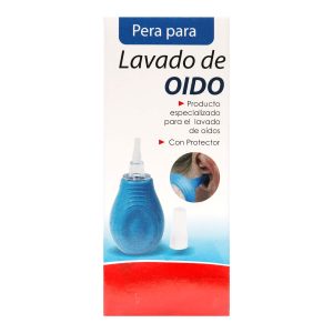 PERA LAVADO DE OIDO CON PROTECTOR SC