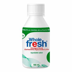 ENJUAGUE BUCAL WHOLEFRESH CLORHE. 180ML ICOM