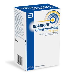 KLARICID 250 MG SUSPENSION 50 ML (M) CLARITROMICINA