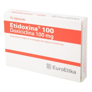 ETIDOXINA 100 MG 10 CAPSULAS (M) DOXICICLINA