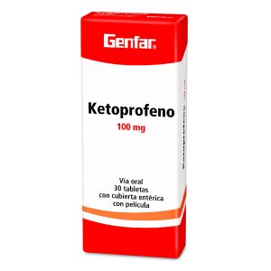 KETOPROFENO 100 MG 30 TABLETAS GF KETOPROFENO
