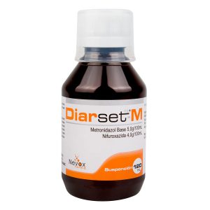 DIARSED- M JARABE 120 ML METRONIDAZOL-NIFUROXAZIDA