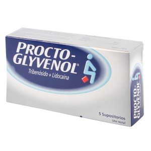 PROCTO GLYVENOL SUPOSITORIOS 5 UDS TRIBENOSIDO-LIDOCAINA