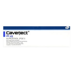 CAVERJECT 20 MG AMPOLLA  (A) ALPROSTADIL