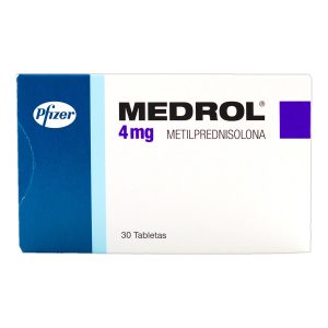 MEDROL 4 MG 30 TABLETAS (T) METILPREDNISOLONA
