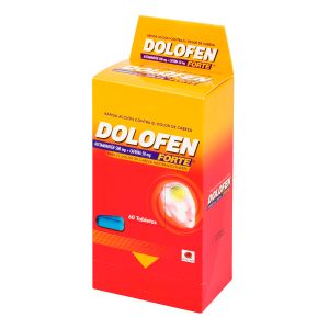 DOLOFEN FORTE 60 CAPSULAS ACETAMINOFEN CAFEINA