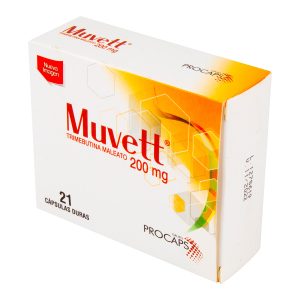 MUVETT 200 MG 21 CAPSULAS (M) TRIMEBUTINA