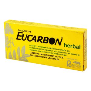 EUCARBON HERBAL 10 TABLETAS