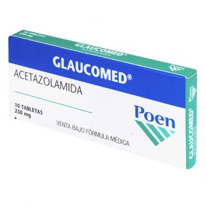 GLAUCOMED 250 MG 10 TABLETAS ACETAZOLAMIDA