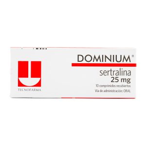 DOMINIUM 25 MG 10 CAPSULAS SERTRALINA