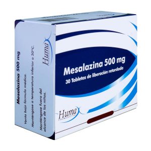 Tienda 15 MESALAZINA 500 MG 30 TABLETAS HP(A)