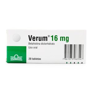 Tienda 8 VERUM 16 MG 20 TABLETAS (A) (T)