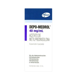 Tienda 28 DEPO MEDROL 40 MG 5 ML AMP.(P)22525