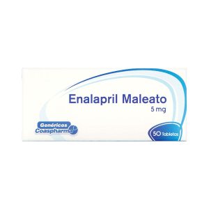ENALAPRIL 5 MG TBL CAJA X 50 TBL