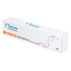CLENOX 60 MG 1 JERINGA PRELLENADA ENOXAPARINA SODICA