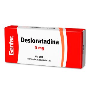 Tienda 21 DESLORATADINA 5 MG 10 TABLETAS GF