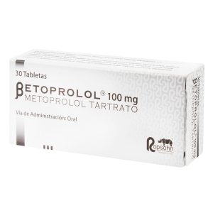 Tienda 12 BETOPROLOL 100 MG 30 TABLETAS METOPROLOL