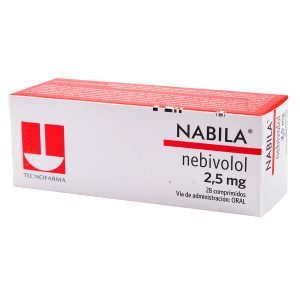 Tienda 17 NABILA 2.5 MILIGRAMOS 28 COMPRIMIDOS NEBIVOLOL CLORHIDRATO