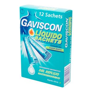 Tienda 10 GAVISCON SUSPENSION MENTA 10 ML X 12 UDS ALGINATO-BICARBONATO DE SODIO+ CALCIO