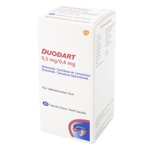 Tienda 26 DUODART 0.5 MG/0.4 MG 30 CAP DUTASTERIDA-TAMSULOSINA