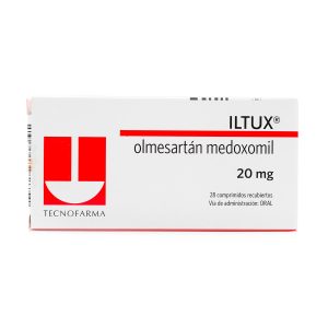 Tienda 5 ILTUX 20 MG 28 COMPRIMIDOS (A) OLMESARTAN MEDOXOMIL