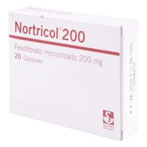 Tienda 25 NORTRICOL 200 MG 20 CAPSULAS (A) FENOFIBRATO