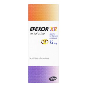 Tienda 13 EFEXOR XR 75 MG 30 CAPSULAS (M) VENLAFAXINA