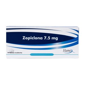 Tienda 28 ZOPICLONA 7.5 MG 10 TABLETAS HP ZOPICLONE