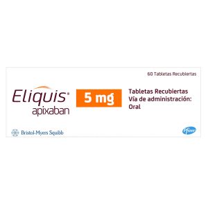 ELIQUIS 5 MG 60 TBS (A)(M)208876(PAE) APIXABAN