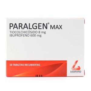 Tienda 6 PARALGEN MAX 10 TABLETAS TIOCOLCHICOSIDO-IBUPROFENO