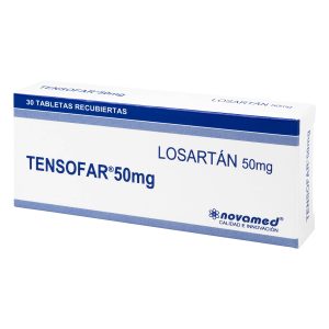 Tienda 12 TENSOFAR 50 MG 30 TABLETAS LOSARTAN