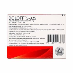 Tienda 7 DOLOFF 5-325 30 TABLETAS