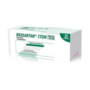 BRASARTAN CTDN 160MG/ 25 MG CAJA X 30 TAB  VALSARTAN+CLORTALIDONA