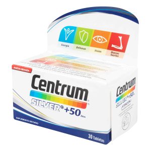 CENTRUM SILVER 50 ANOS 30 TABLETAS  MULTIVITAMINICO