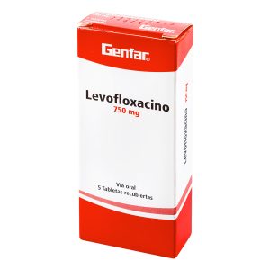 Tienda 8 LEVOFLOXACINO 750 MG 5 TBS GF