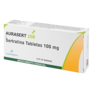 Tienda 5 SERTRALINA AURASERT 100 MG 28 TABLETAS