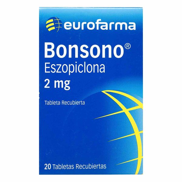 BONSONO 2 MG 20 TABLETAS - Más Baratas Droguerías