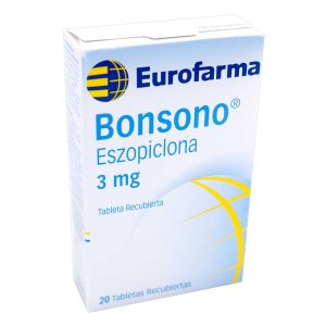 Tienda 14 BONSONO(ESZOPICLONA 3MG)20 TBS(M)35973 ESZOPICLONA