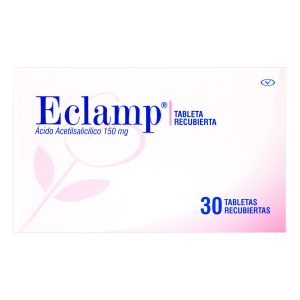 Tienda 25 ECLAMP 150 MG 30 TABLETAS ACIDO ACETILSALICILICO