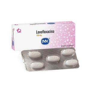 LEVOFLOXACINO 750 MG 5 TABLETAS MK