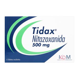 Tienda 20 TIDAX 500 MG 6 TBS ICOM NITAZOXANIDA