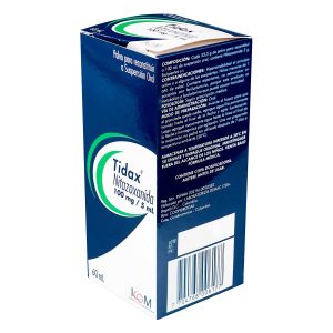 Tienda 21 TIDAX 100 MG SUSPENSION 60 ML ICOM NITAZOXANIDA