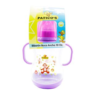 BIBERON PATICO BOCA ANCHA 10 OZ BIBERONES