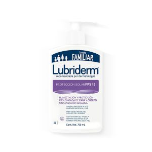 LUBRIDERM LOC.UV 15 CON VALVULA 750 ML LOCIONES