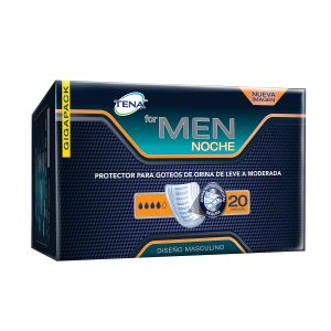 PAN.TENA FOR MEN NOCHE 20 UDS PROTEC PANALES INCONTINENCIA